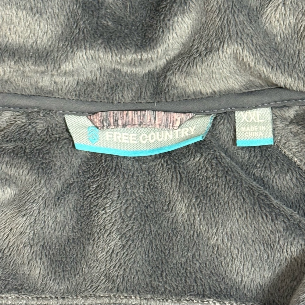 Free Country Women's Heathered Pink and Grey Performance Jacket Size XXL - Picture 4 of 9